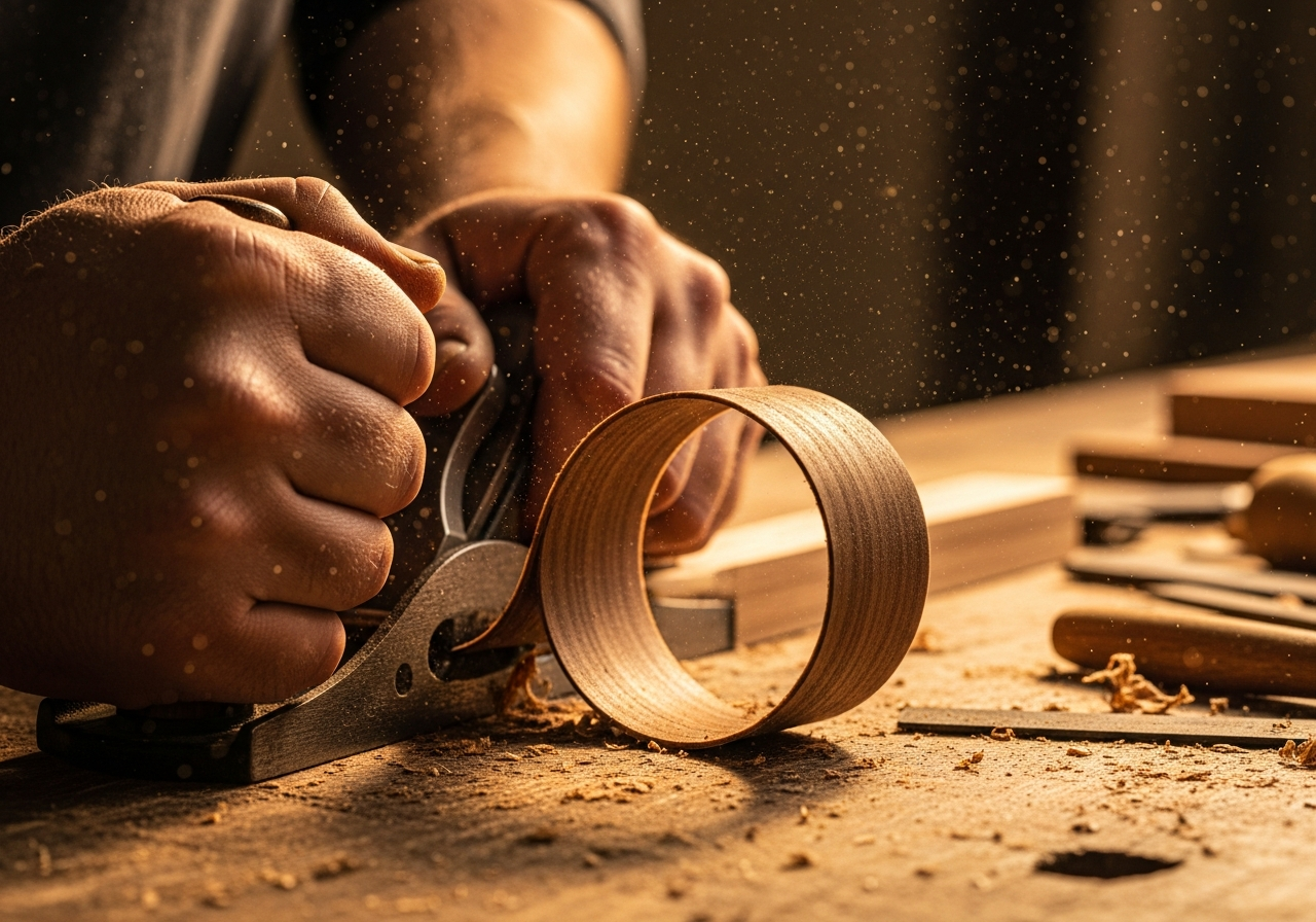 Handarbeit in der Schreinerei